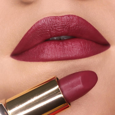 Iba Long Stay Matte Lipstick for Women- M01 Deep Mauve, 4g | Creamy Matte Finish & Smooth Texture| Long-Lasting | Hydrated Lips | Enriched with Vitamin E| Intense Colour & Highly Pigmented | Lip Makeup